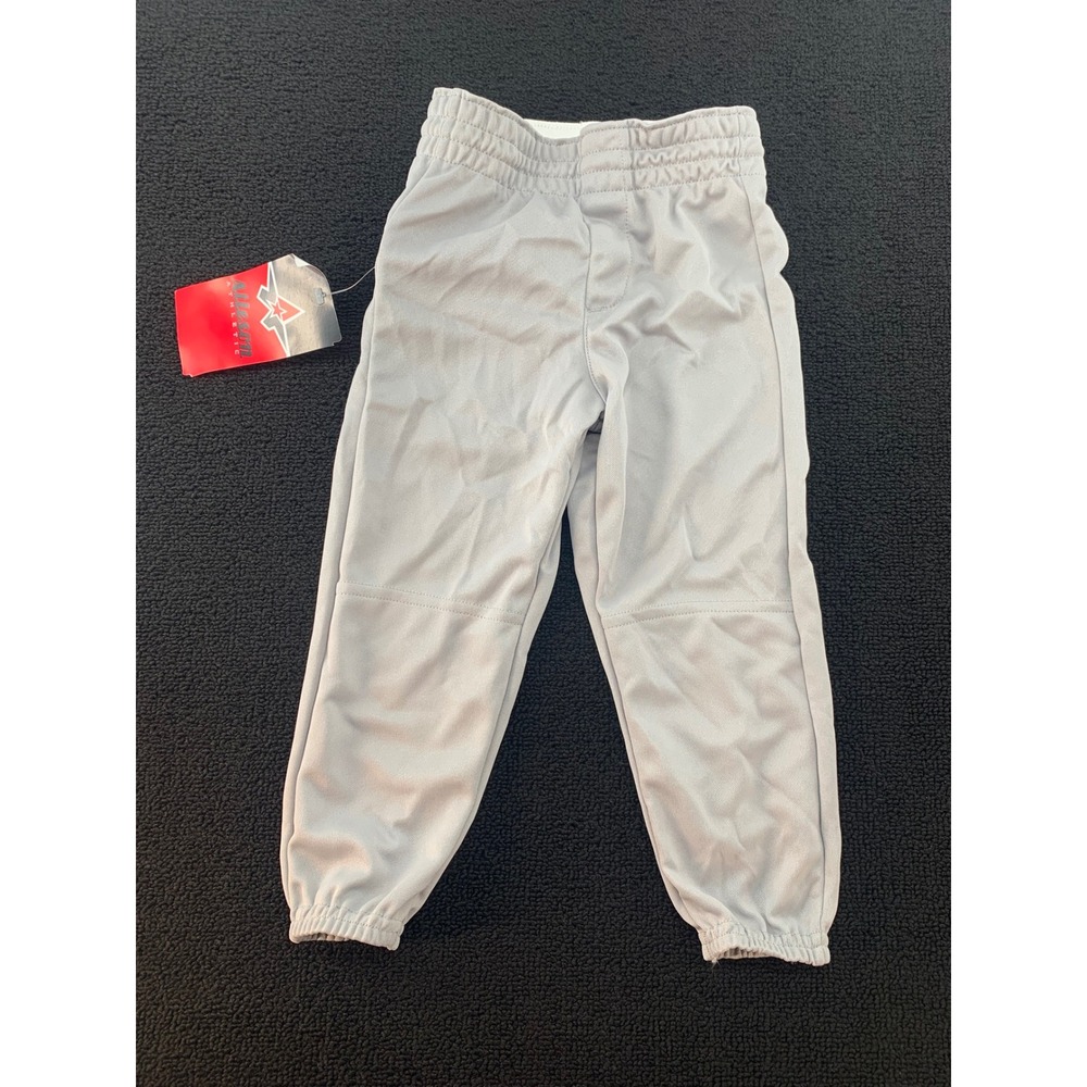 Alleson Athletic Youth Baseball Softball Pants Gray XS‎ Elastic Waist